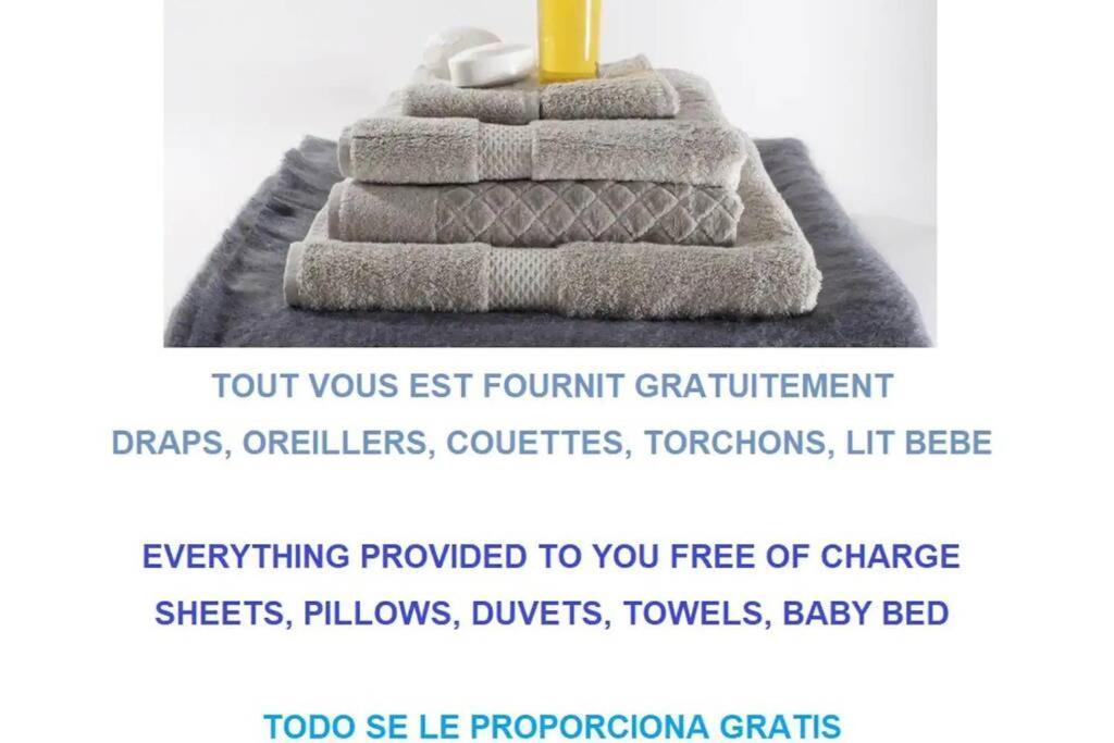Charmant T2 En Coeur De Ville - 2 Lits + Lit Bebe - Wifi - Imprimante Carcassonne Zewnętrze zdjęcie
